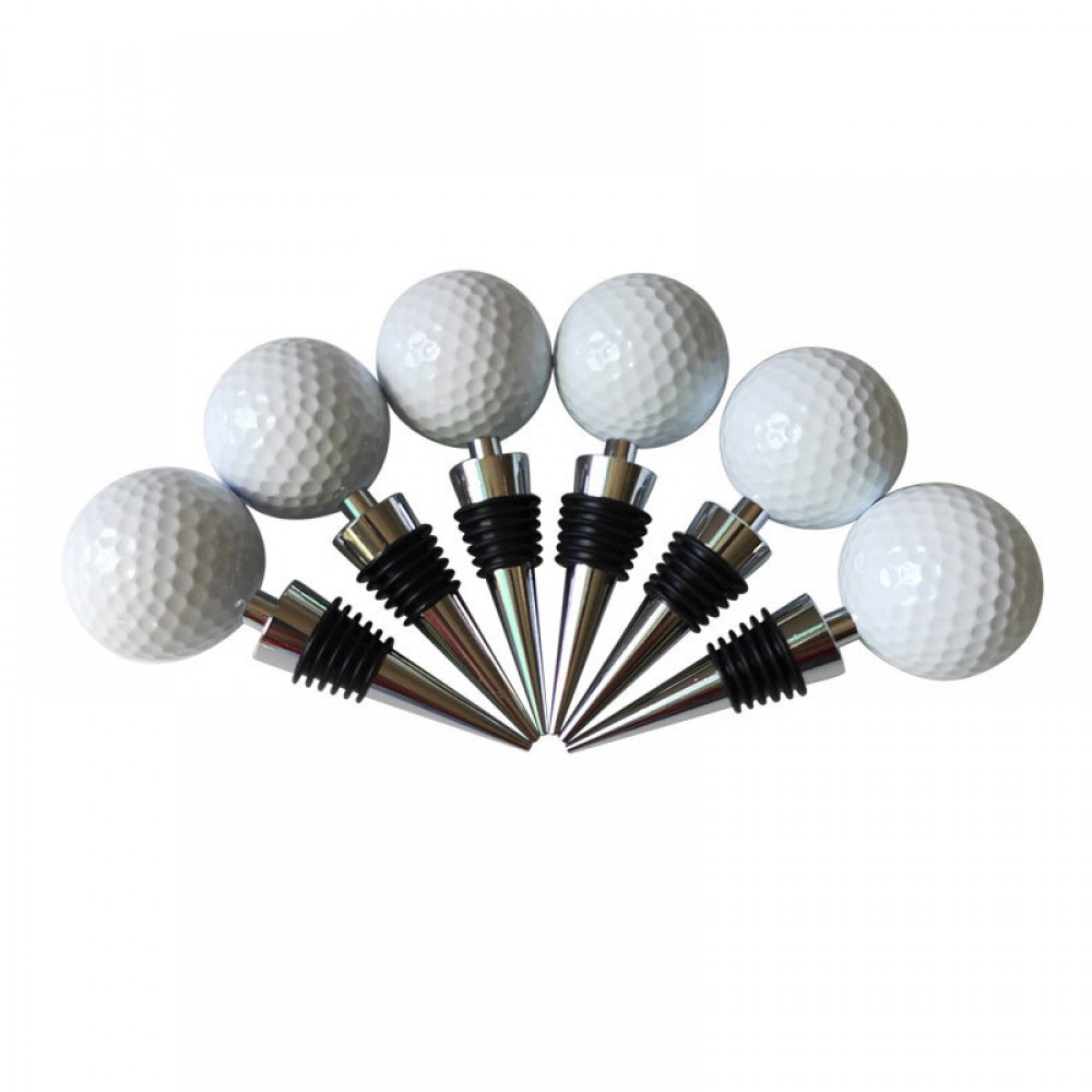 Golf Ball Wine Stopper