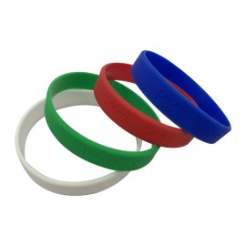Deboss Silicone Bracelet/Wristband 