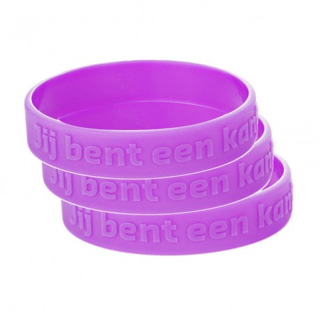 Deboss Silicone Bracelet/Wristband